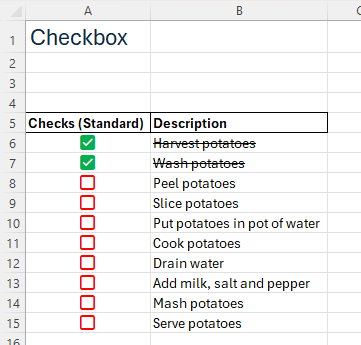 Checkbox