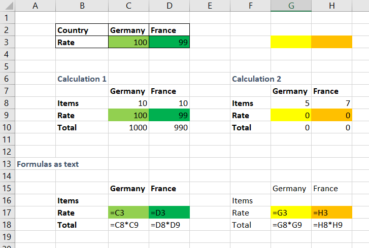 Copy formulas