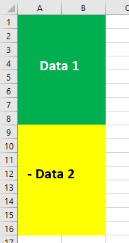 Data comparison layout