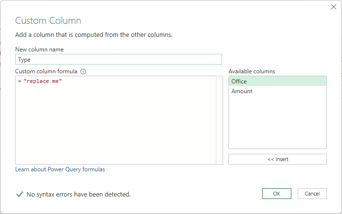 Get data from a single cell to fill a column