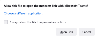 Mailto and Teams links