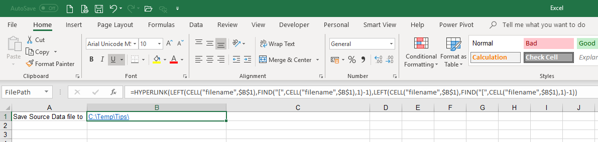 Make a source file relative