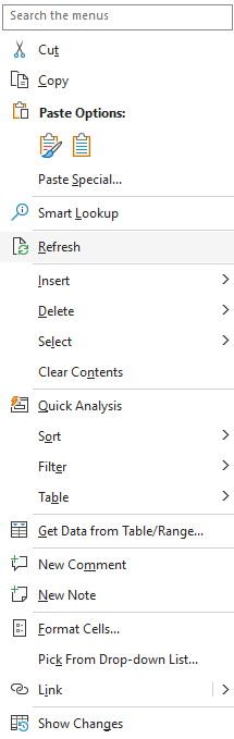 Refresh queries