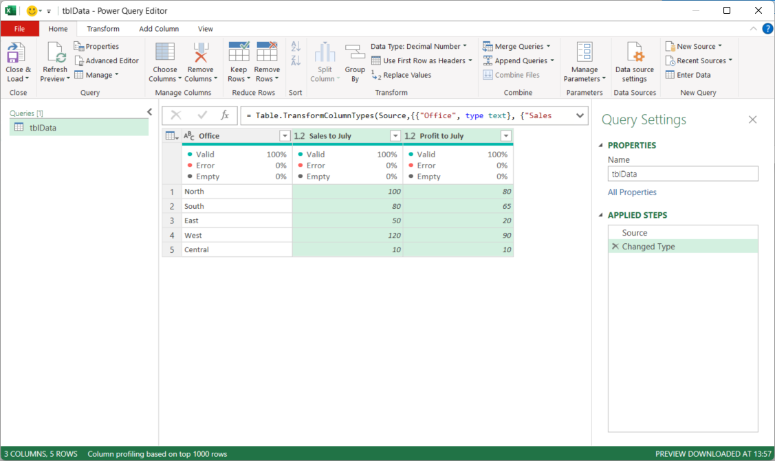 Rename columns based on position