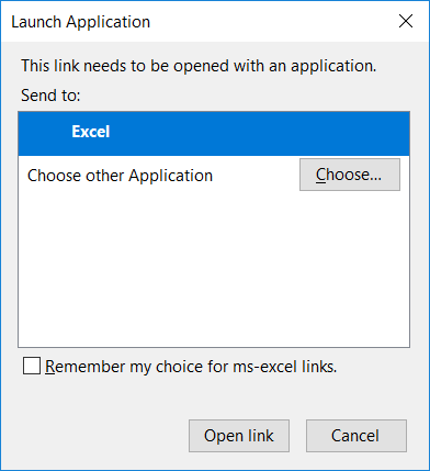 Excel application