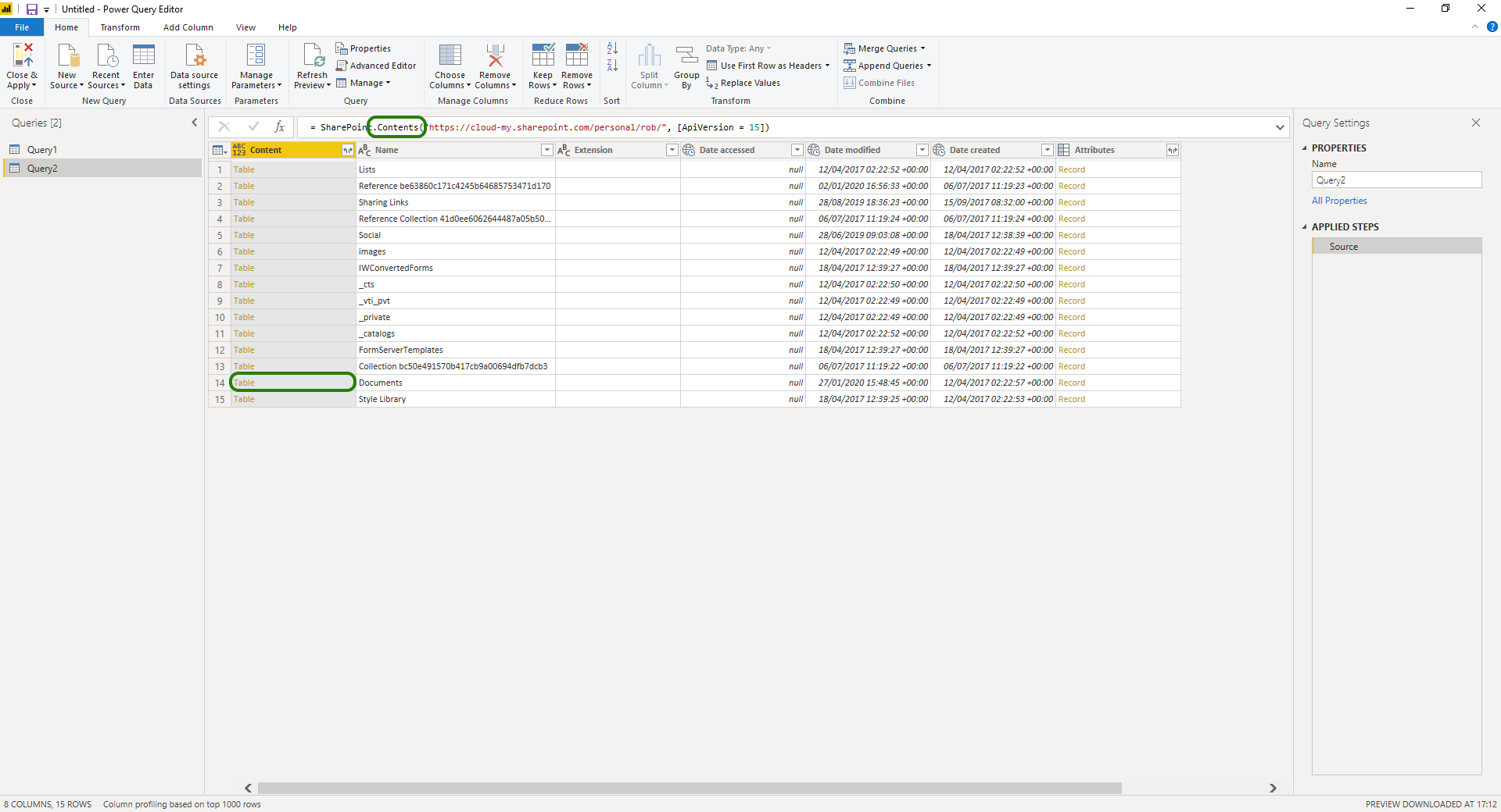 Setup PowerBI to refresh from a OneDrive folder