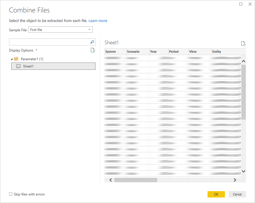 Setup PowerBI to refresh from a OneDrive folder