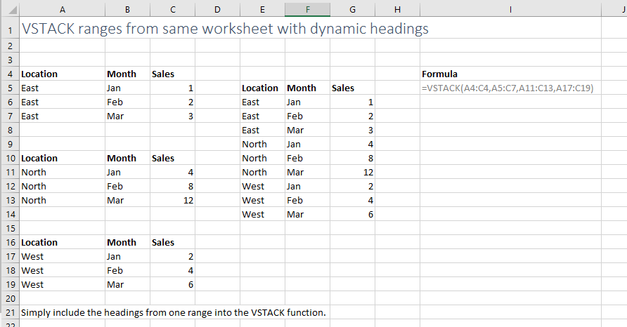 vstack examples