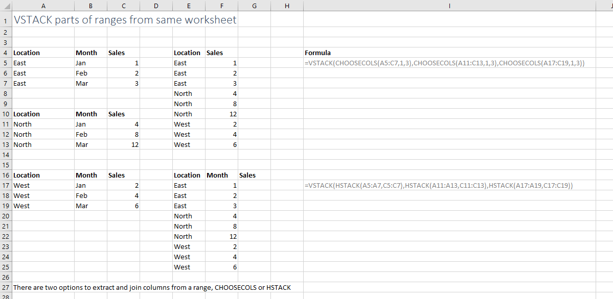 vstack examples